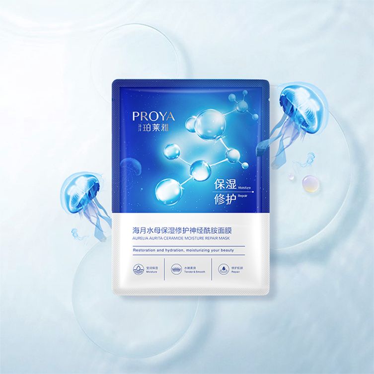 银娱优悦会海月水母保湿修护神经酰胺面膜